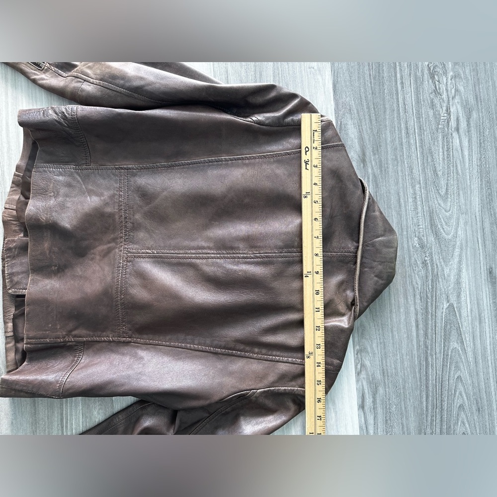 Mango leather jacket - Picture 13 of 14